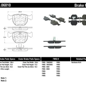 Mega Sale StopTech Performance 00-04 BMW M5 E39 / 00-06 X5 / 03-05 Range Rover HSE Front Brake Pads