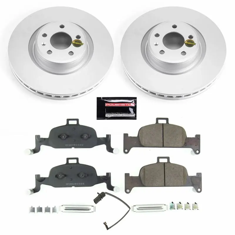 In Demand Power Stop 17-19 Audi A4 Front Z23 Evolution Sport Coated Brake Kit